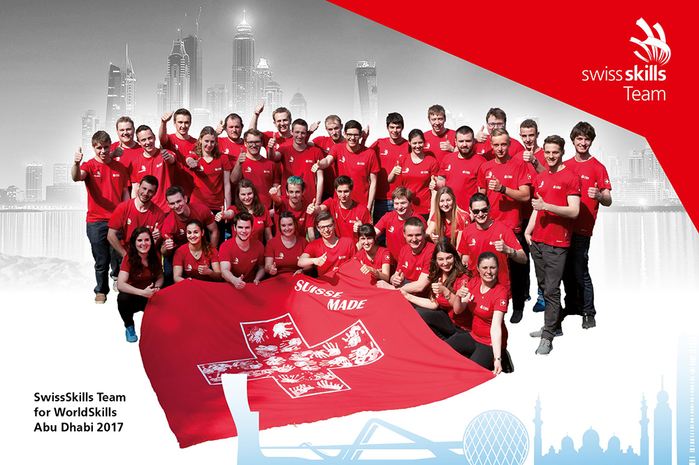 Il team SwissSkills inizia il suo viaggio nel deserto